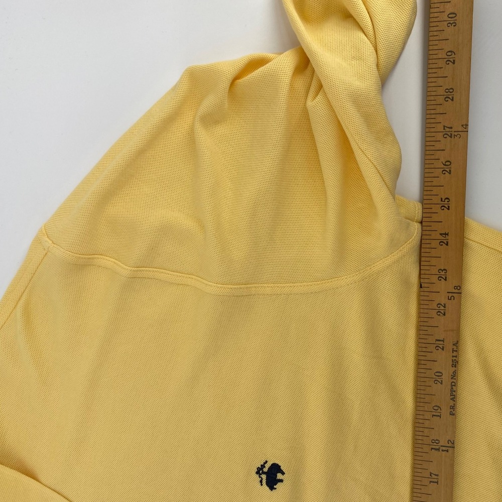Brooks Brothers Mens XXL Yellow Performance Polo Long Sleeve Original Fit Cotton - Picture 7 of 7